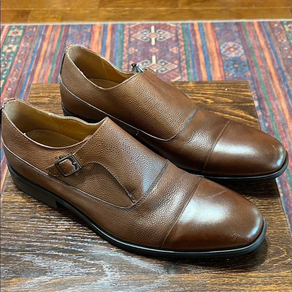 Classic Brown Leather Men's Loafers